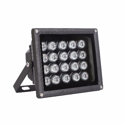 20W監(jiān)控LED紅外補(bǔ)光燈波長(zhǎng)850DC12V供電攝像機(jī)紅外補(bǔ)光燈安防智能