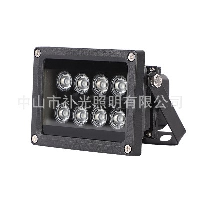 跨境批發(fā)8W紅外LED補(bǔ)光燈 安防監(jiān)控?cái)z像頭夜間光敏感應(yīng)戶外防水燈