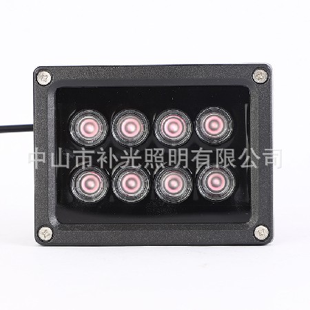 跨境批發(fā)8W紅外LED補光燈 安防監(jiān)控攝像頭夜間光敏感應戶外防水燈